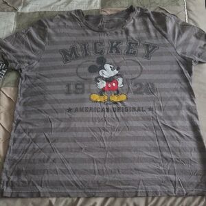 Disney Gray Mickey Mouse T-Shirt
